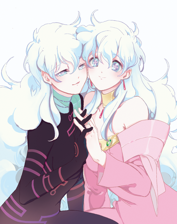 nia teppelin and antispiral nia (tengen toppa gurren lagann) drawn by kanke_(yonkuma)