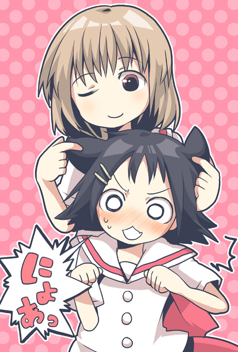 fukuji mihoko and ikeda kana (saki) drawn by tekin