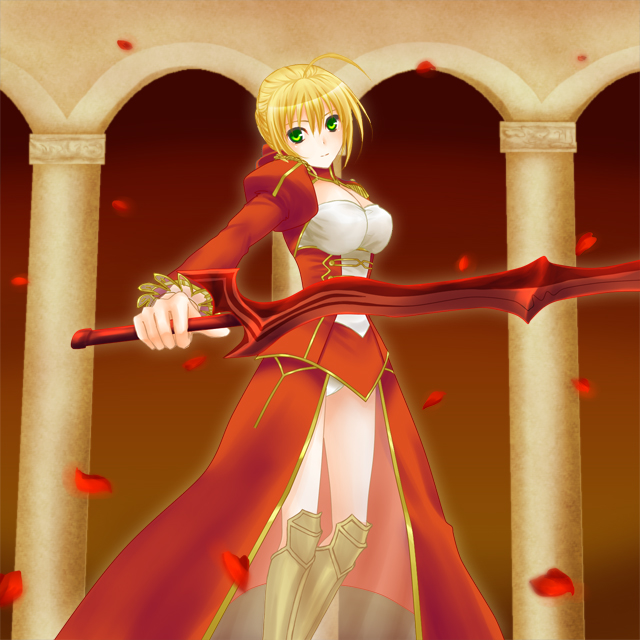 nero claudius (fate and 1 more) drawn by keyjiru