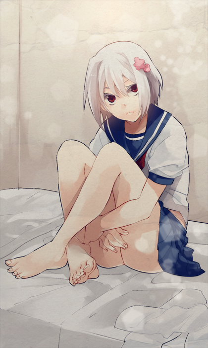 accelerator and suzushina yuriko (toaru majutsu no index) drawn by oppaisagara