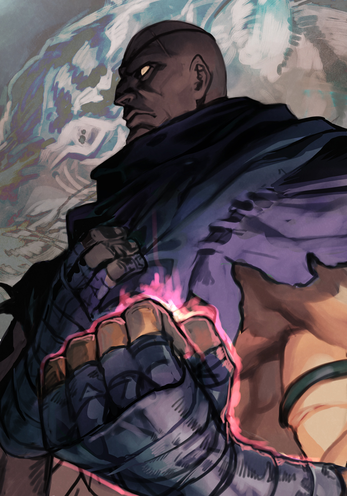 sagat (street fighter and 1 more) drawn by hungry_clicker