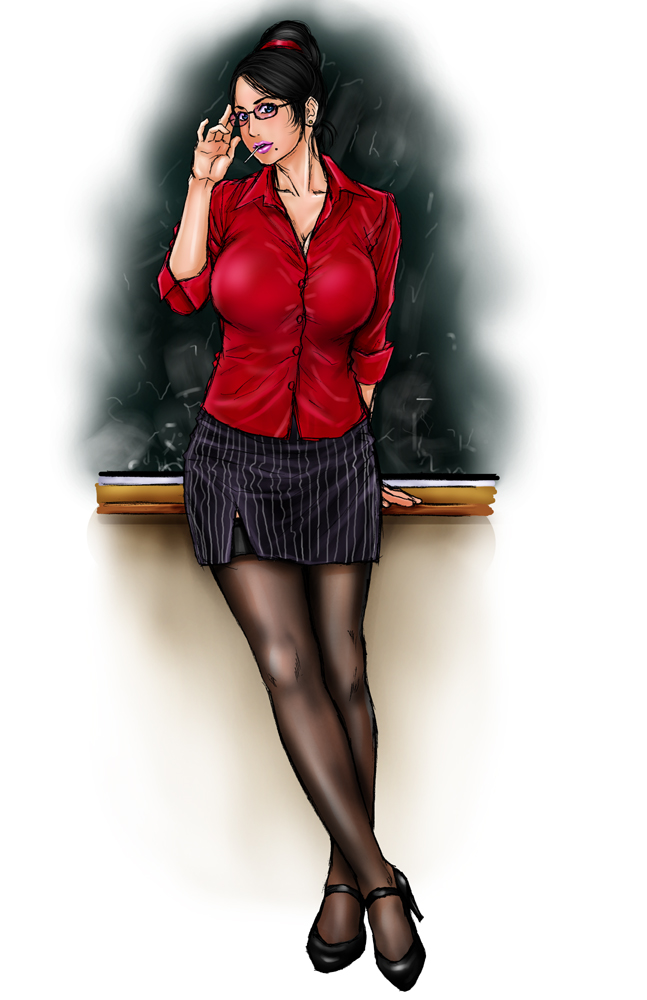 bayonetta (bayonetta and 1 more) drawn by kazuki_kotobuki