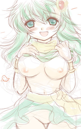 rydia (final fantasy and 1 more) drawn by himenekodo