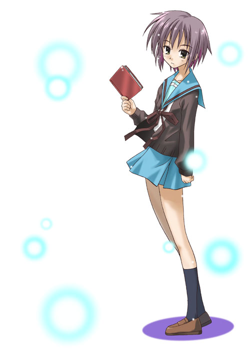 nagato yuki (suzumiya haruhi no yuuutsu) drawn by muichimon and ponpon