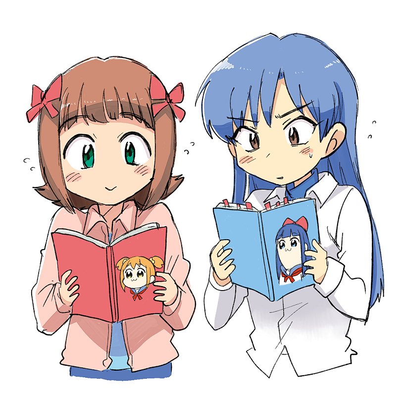 kisaragi chihaya, amami haruka, popuko, pipimi, imai asami, and 1 more (idolmaster and 1 more) drawn by tsubobot