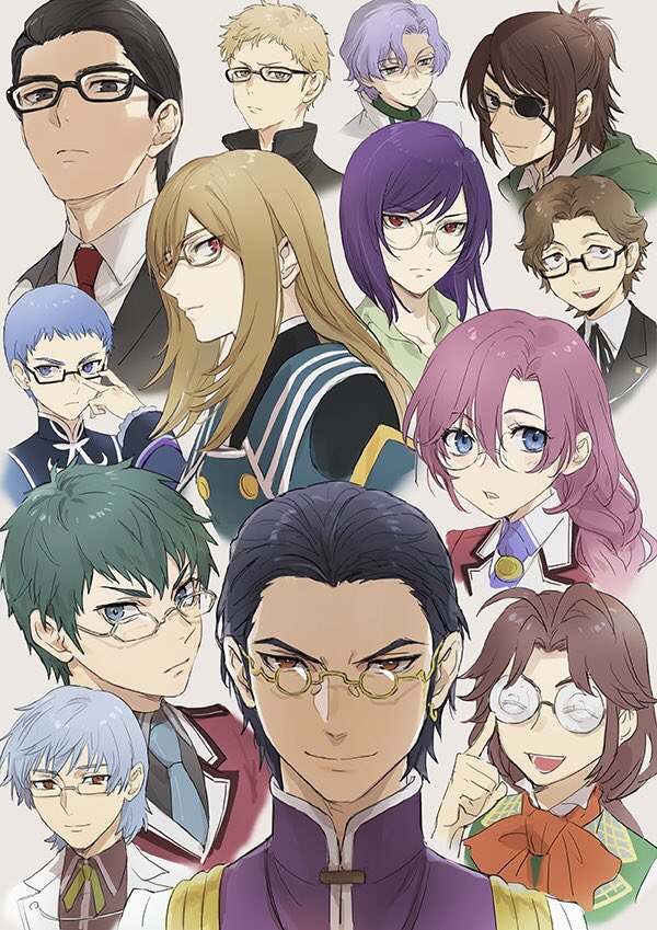 tieria erde, hange zoe, jade curtiss, emma millstein, hubert ozwell, and 8 more (gundam and 15 more) drawn by isa_(peien516)