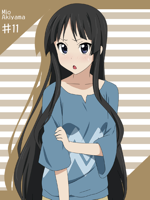 akiyama mio (k-on!) drawn by ikari_manatsu