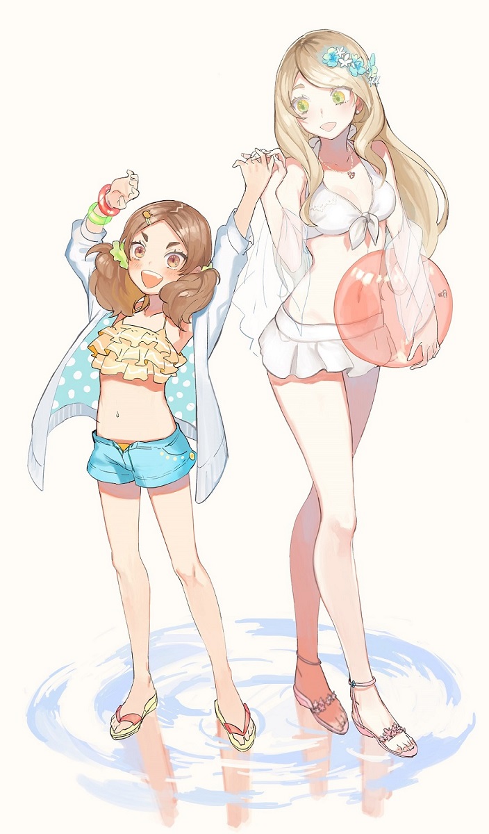 haiba arisa and yamamoto akane (haikyuu!!) drawn by buun_ko