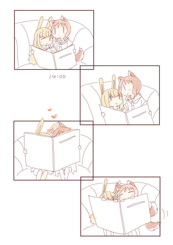 takei hisa and fukuji mihoko (saki) drawn by fud