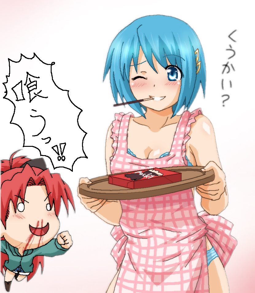 miki sayaka and sakura kyoko (mahou shoujo madoka magica) drawn by hayashiya_zankurou