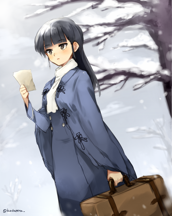 sakamoto mio (world witches series and 1 more) drawn by kodamari