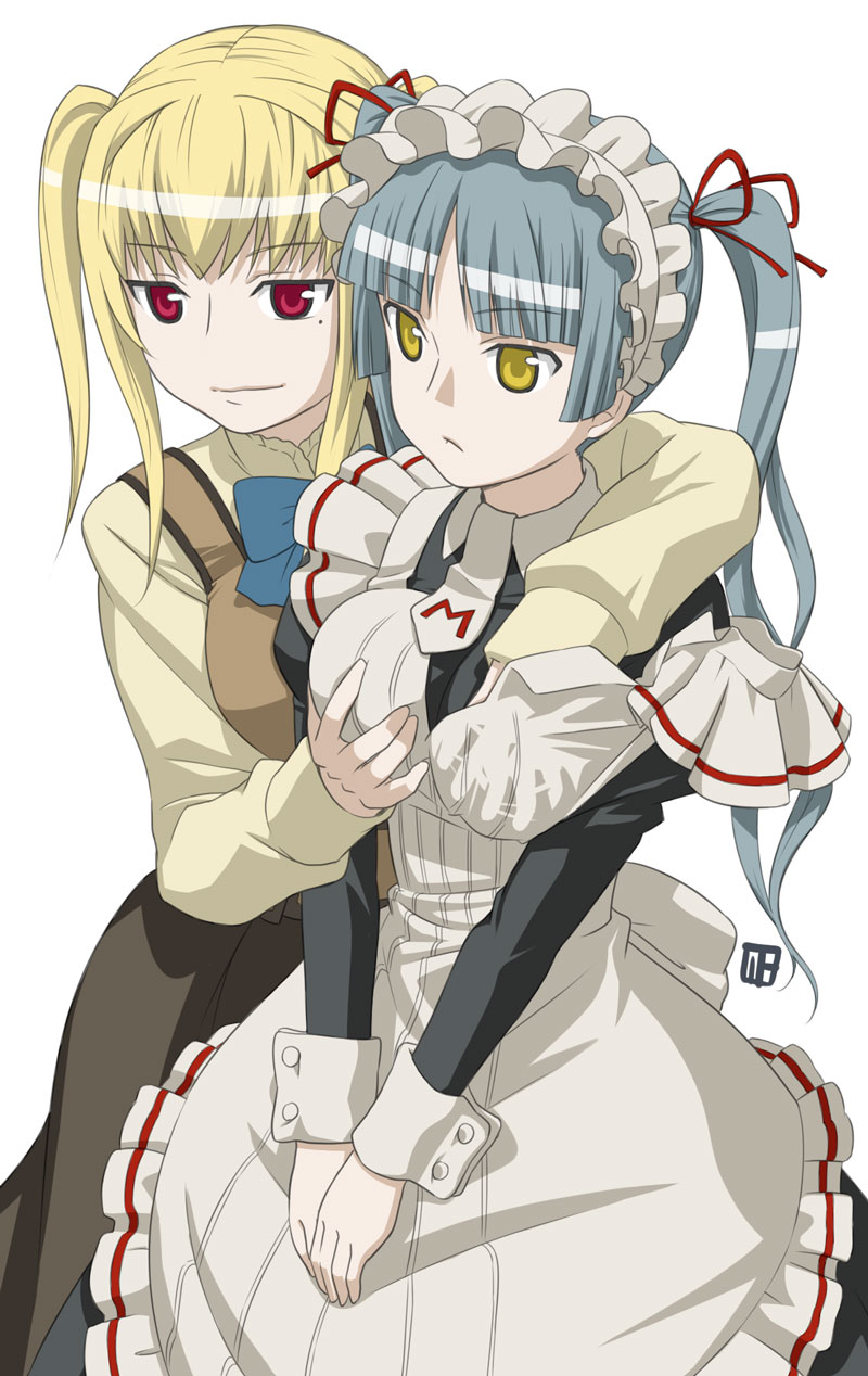 shidou mariya and shinouji matsurika (maria holic) drawn by nagian