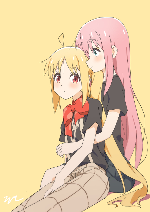 gotoh hitori and ijichi nijika (bocchi the rock!) drawn by aayh