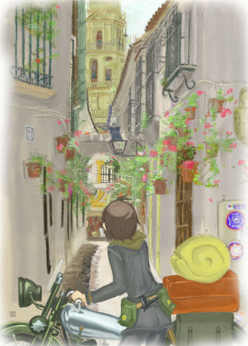 kino and hermes (kino no tabi) drawn by milkcube102