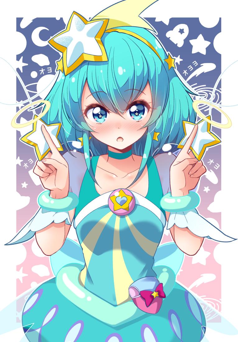 hagoromo lala and cure milky (precure and 1 more) drawn by tokunou_shoutarou