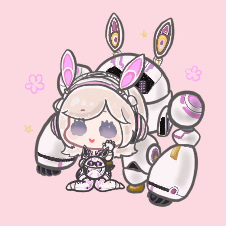 speedy rabbit (nikki and 1 more) drawn by xiaoyu_qixing