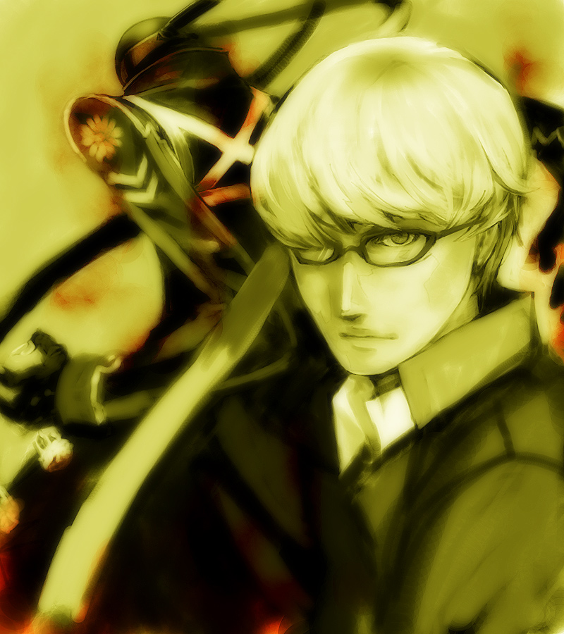 narukami yu and izanagi (persona and 1 more) drawn by yamasyou
