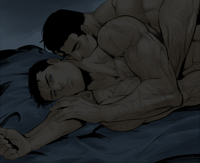 batman, superman, clark kent, and bruce wayne (dc comics and 2 more) drawn by nakadoori