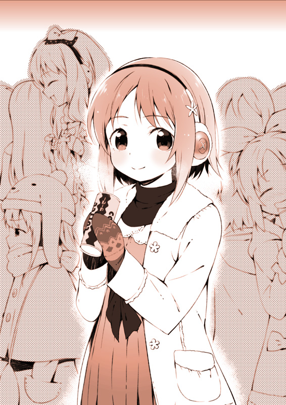 futaba anzu, moroboshi kirari, mimura kanako, and abe nana (idolmaster and 1 more) drawn by u_(the_unko)
