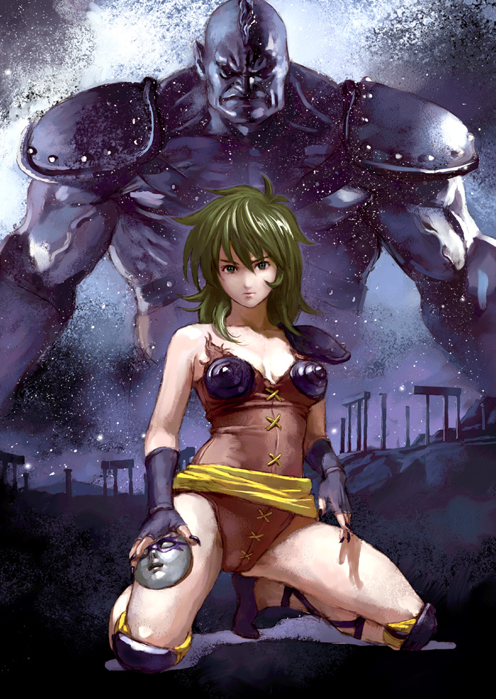 ophiuchus shaina and cassios (saint seiya) drawn by itou_satoshi