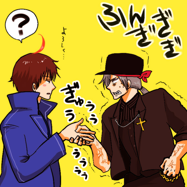 willard h. wright and amakusa juuza (umineko no naku koro ni) drawn by nobicco