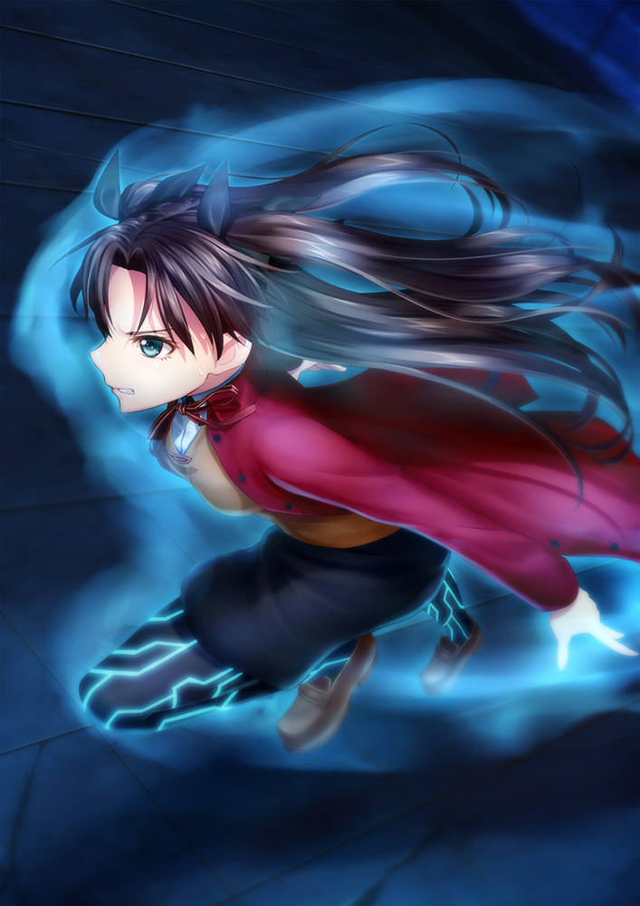 tohsaka rin (fate and 1 more) drawn by kai_(link2262)