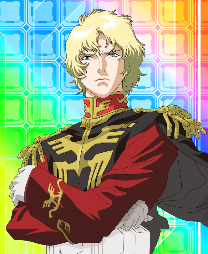 char aznable (gundam and 1 more) drawn by peaceman
