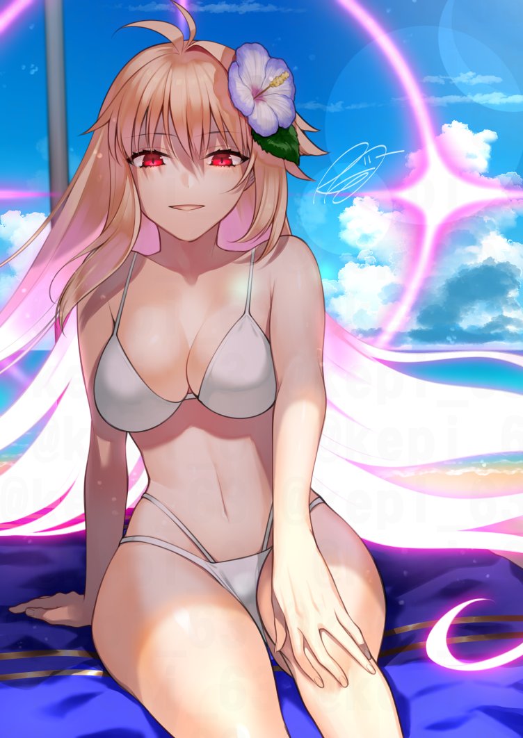 arcueid brunestud and archetype earth (fate and 2 more) drawn by rkp