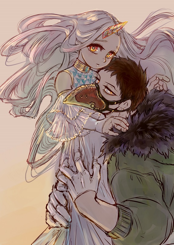 eri and overhaul (boku no hero academia) drawn by qaz14wsx15