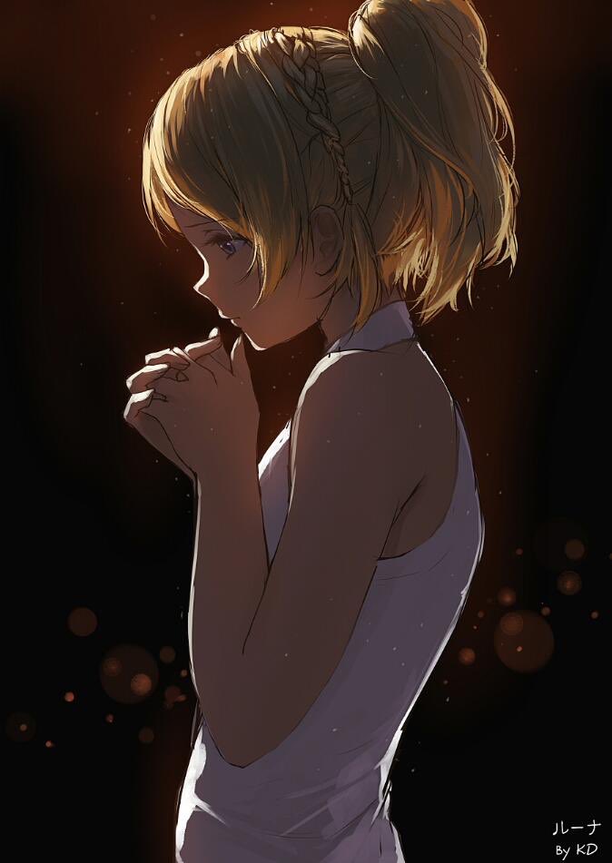lunafreya nox fleuret (final fantasy and 1 more) drawn by caidychen