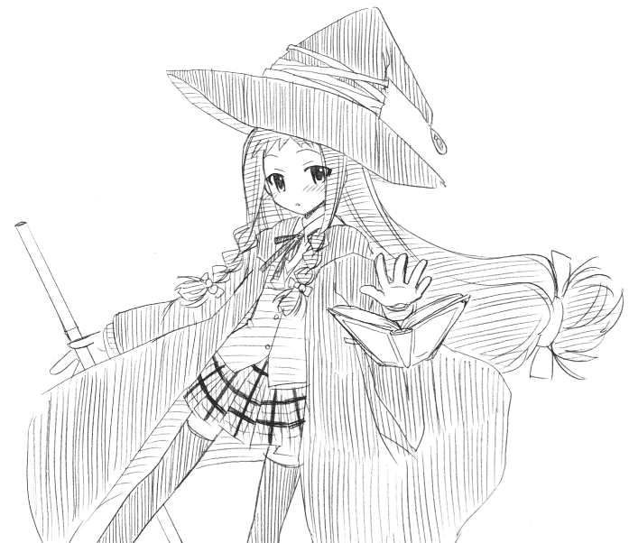 ayase yue (mahou sensei negima!) drawn by yuuma_(omaeno_meinichi)
