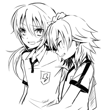 kirino ranmaru and kariya masaki (inazuma eleven and 1 more) drawn by yuhazu_(rhe-rhe)