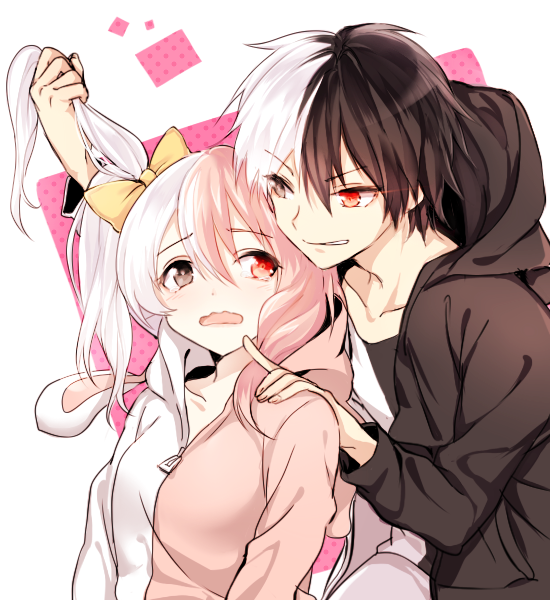 monokuma and monomi (danganronpa and 2 more) drawn by mery_(yangmalgage)