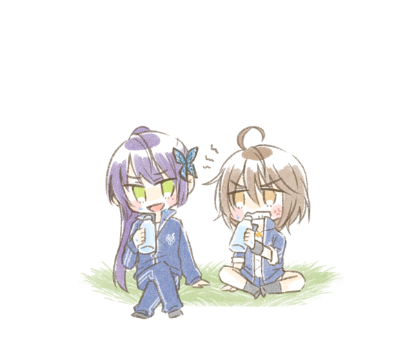 funada kiito and kawamura yuzuriha (assault lily) drawn by rebi