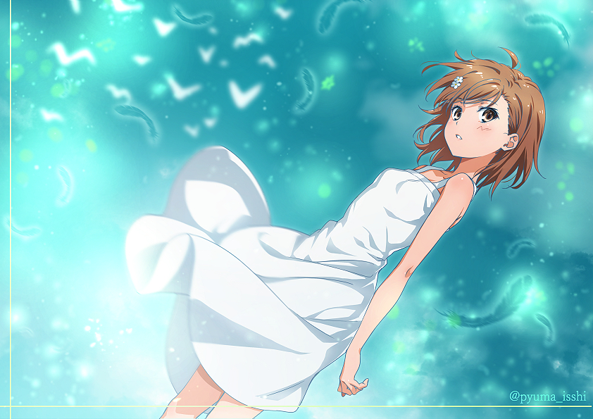 misaka mikoto (toaru majutsu no index and 1 more) drawn by isshi_pyuma