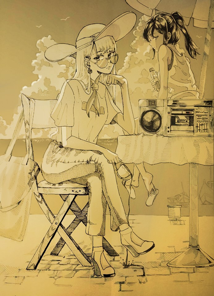 katou asuka and sasaki fuuka (watashi ga motenai no wa dou kangaetemo omaera ga warui!) drawn by snarkhunt