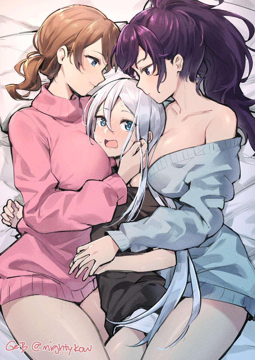 asahina mafuyu, yoisaki kanade, and mochizuki honami (project sekai) drawn by ge-b