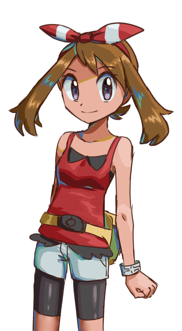 may (pokemon and 1 more) drawn by mtgrslove376