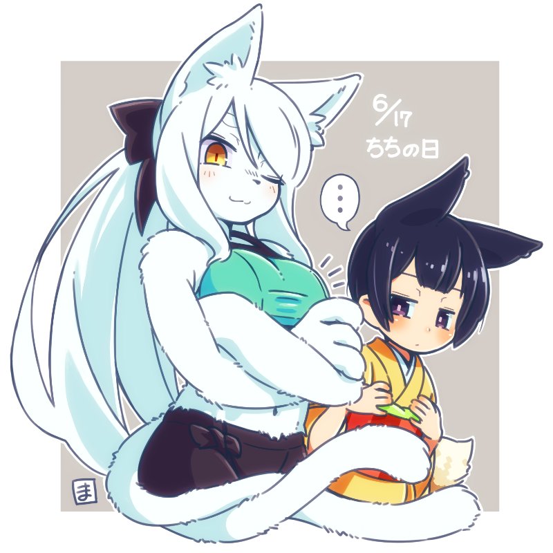 kukuri and suzubi (original) drawn by mawaru_(mawaru)