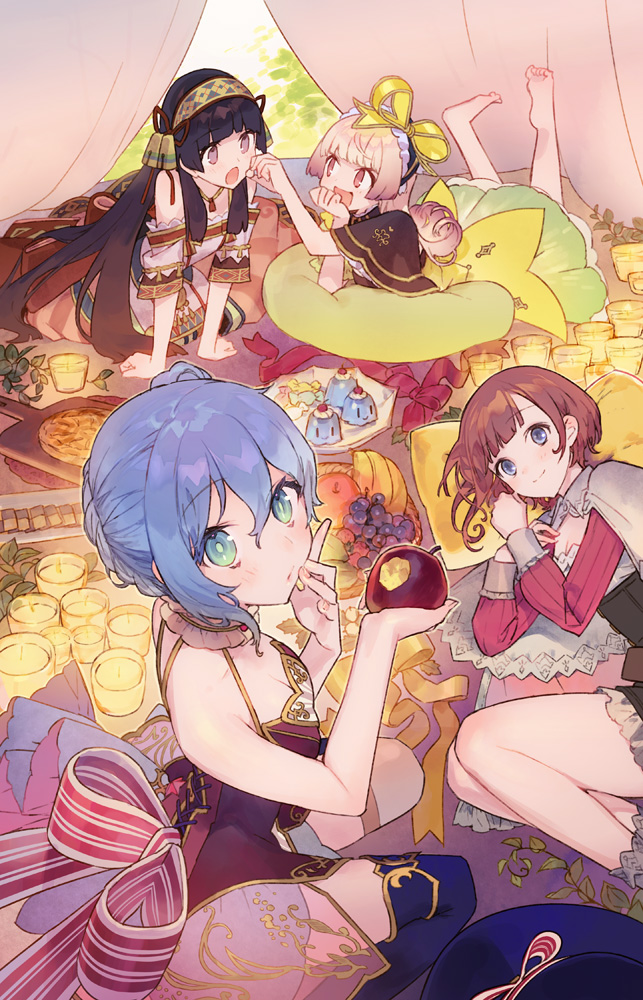 rorolina frixell, puni, suelle malen, shallistera, and nelke von lestamm (atelier and 4 more) drawn by noco_(adamas)