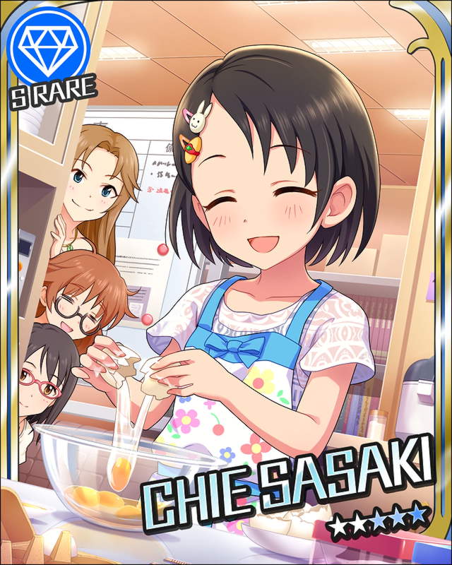 sasaki chie, araki hina, kamijo haruna, and matsumoto sarina (idolmaster and 1 more)