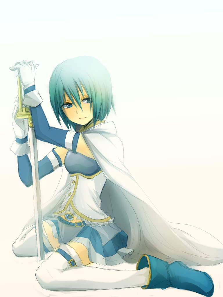 miki sayaka (mahou shoujo madoka magica) drawn by mitsuharu_runta