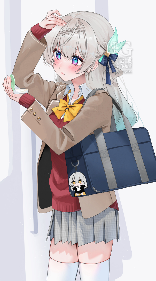 trailblazer, firefly, and stelle (honkai and 1 more) drawn by yuuyu_(moco20111115)
