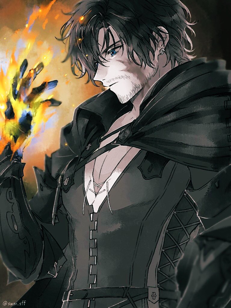 clive rosfield (final fantasy and 1 more) drawn by 3wa_tari