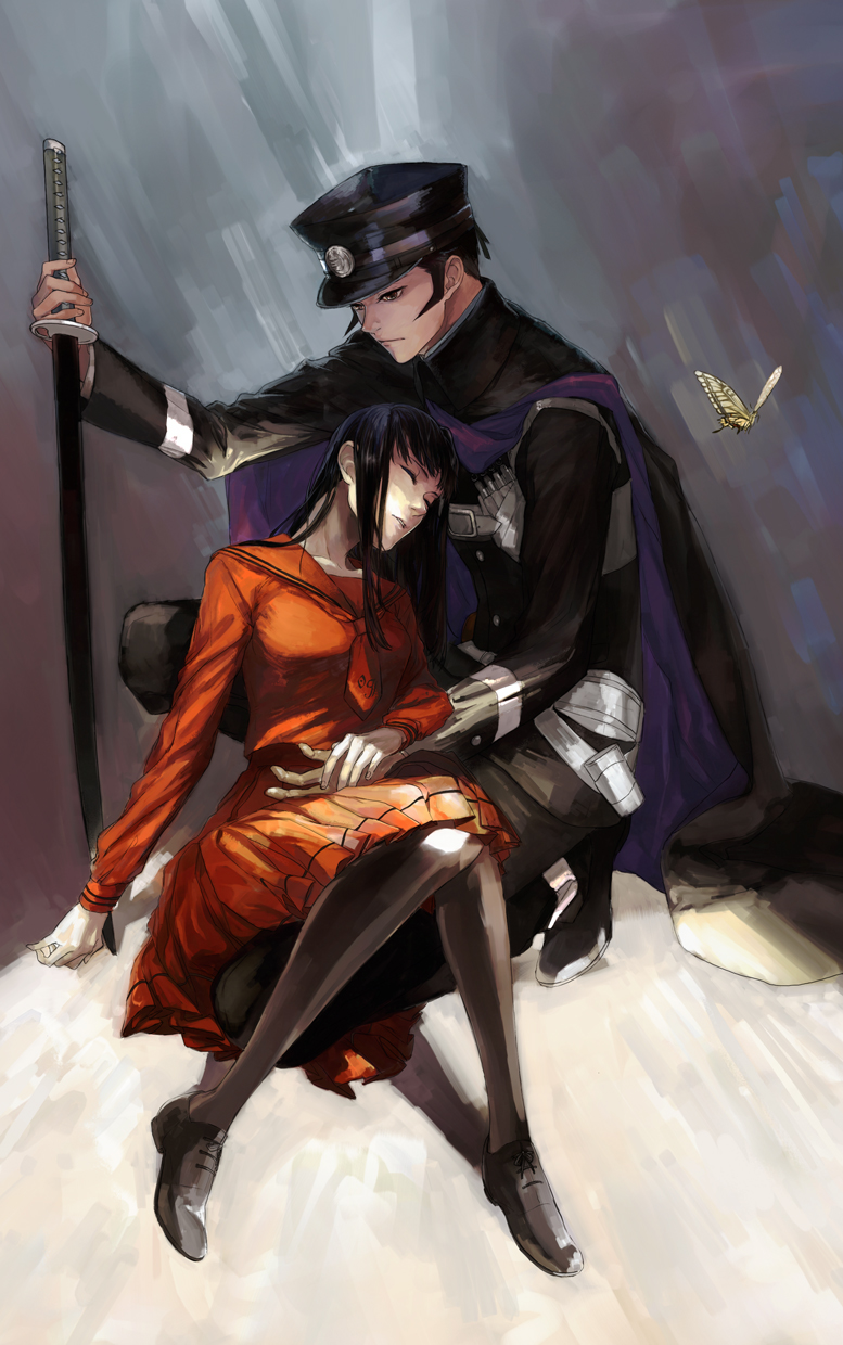 kuzunoha raidou and daidoji kaya (devil summoner) drawn by yaku_(ziroken)