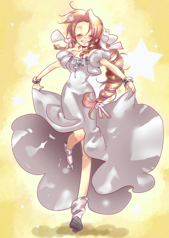 aerith gainsborough (final fantasy and 1 more) drawn by torimeiro