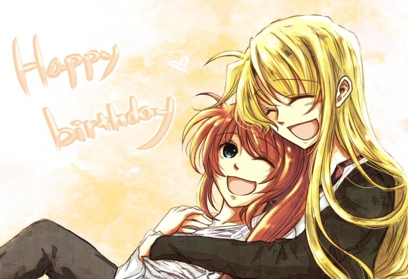 fate testarossa and takamachi nanoha (lyrical nanoha and 1 more) drawn by yuuyu_(777)