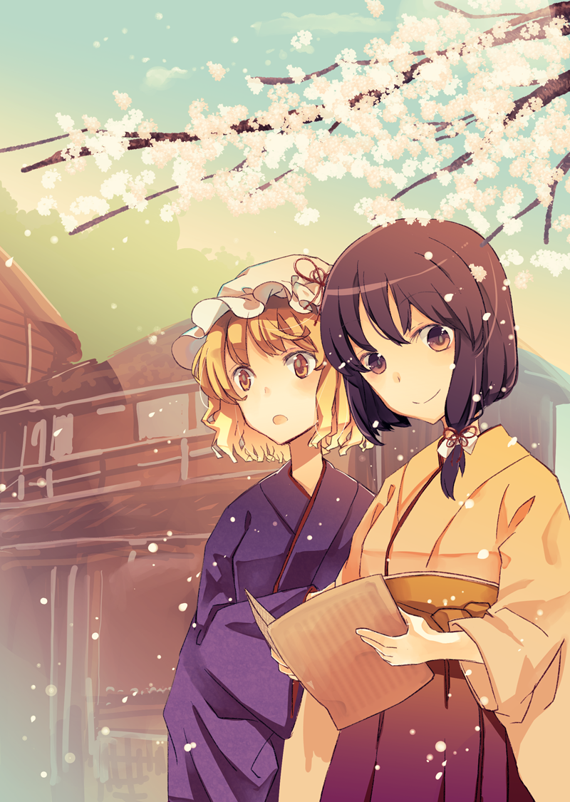 usami renko and maribel hearn (touhou) drawn by atoki