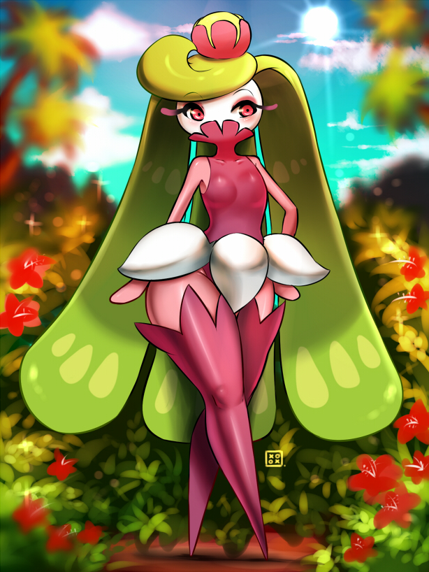 tsareena (pokemon and 1 more) drawn by kenron_toqueen
