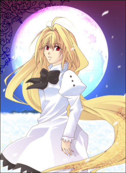 arcueid brunestud and eco-arc (tsukihime) drawn by uchida_shiki